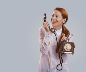 Woman Talking On the telephone