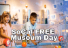 Two kids playing at museum - SoCal Free museum day