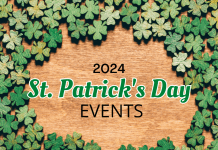 four leaf cloves St. Patrick's Day Events