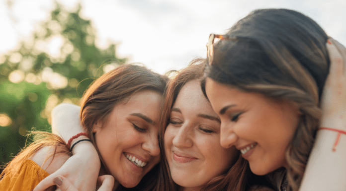 women, friendships hugging