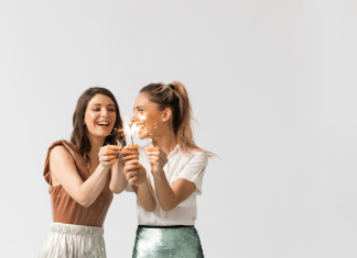 Two women celebrating New Year's Eve - Ventura County