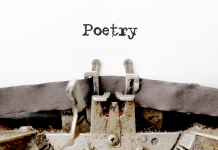 poetry word made by typewriter